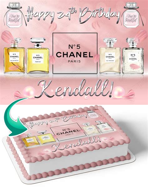 Chanel no 5 Edible Cake Toppers – Ediblecakeimage